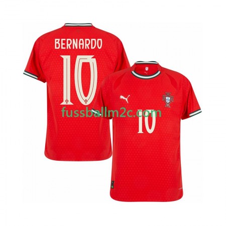 Fußballtrikots Portugal Bernardo Silva 10 Heim Trikotsatz 2025-2026